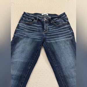 BKE Women's Stella low rise, straight dark blue jeans. Size 29 with 30 inseam